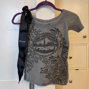 Diesel Wool Sweater with Ribbon Detailing - Size Small